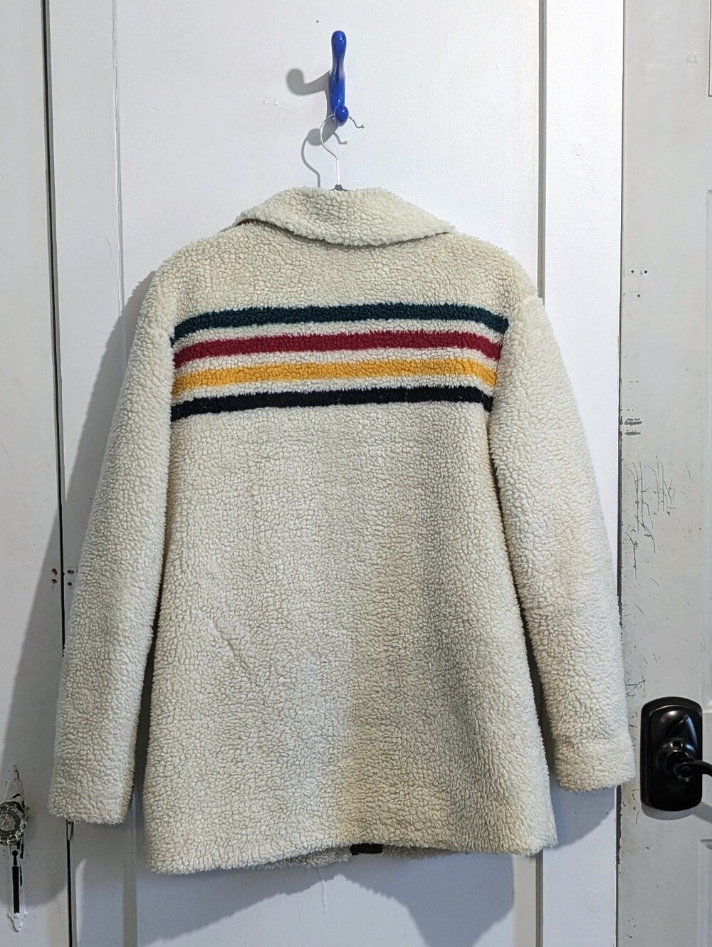 Pendleton Glacier Sunset Stripe Sherpa Coat - Picture 2 of 6